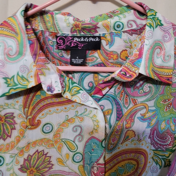 Peck and peck vintage blouse. Men's or women's - Picture 6 of 7